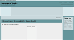 Desktop Screenshot of devourerofbooks.com
