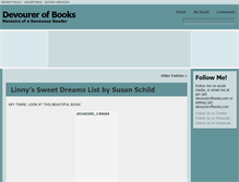 Tablet Screenshot of devourerofbooks.com